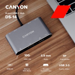 Canyon USB-C hub sa 8...