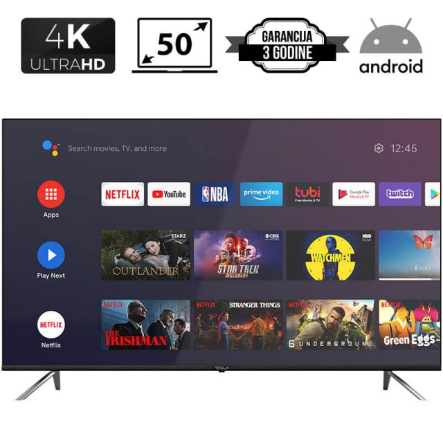 Tesla LED TV 50'' 4K Ultra HD Android (50S905BUS)
